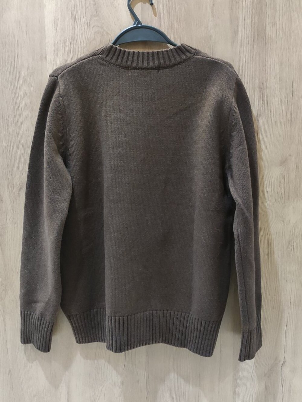 Ralph Lauren Polo Bear Brown Crewneck Knit Sweater - Picture 7 of 8